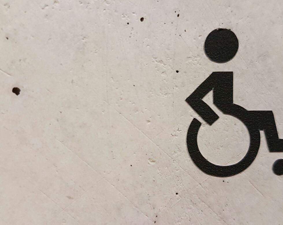 Symbol Mensch mit Behinderung